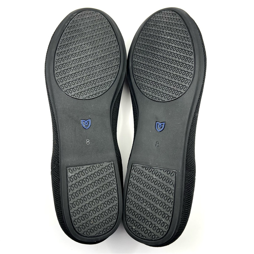 New Rothy’s The Flat Ballet Flats Round Toe Black Size 8 - Picture 9 of 15